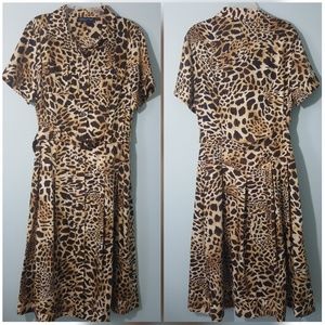 Jones New York Signature animal print  dress